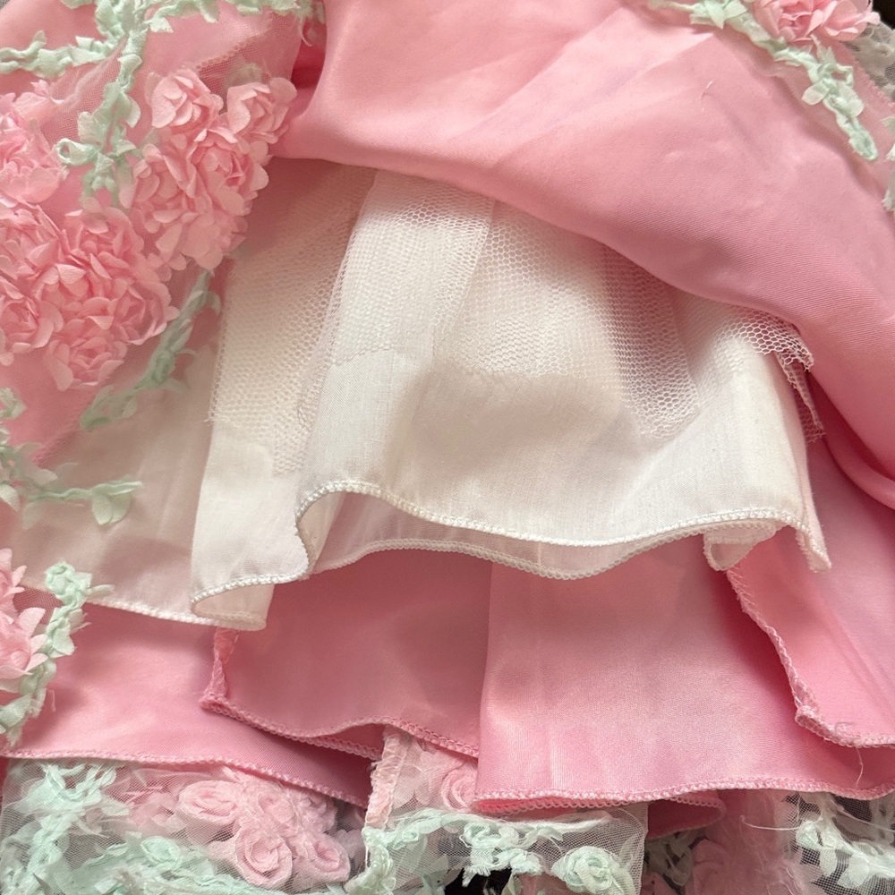 Pink Floral Kids Dress size 2T- 3T - Picture 4 of 4
